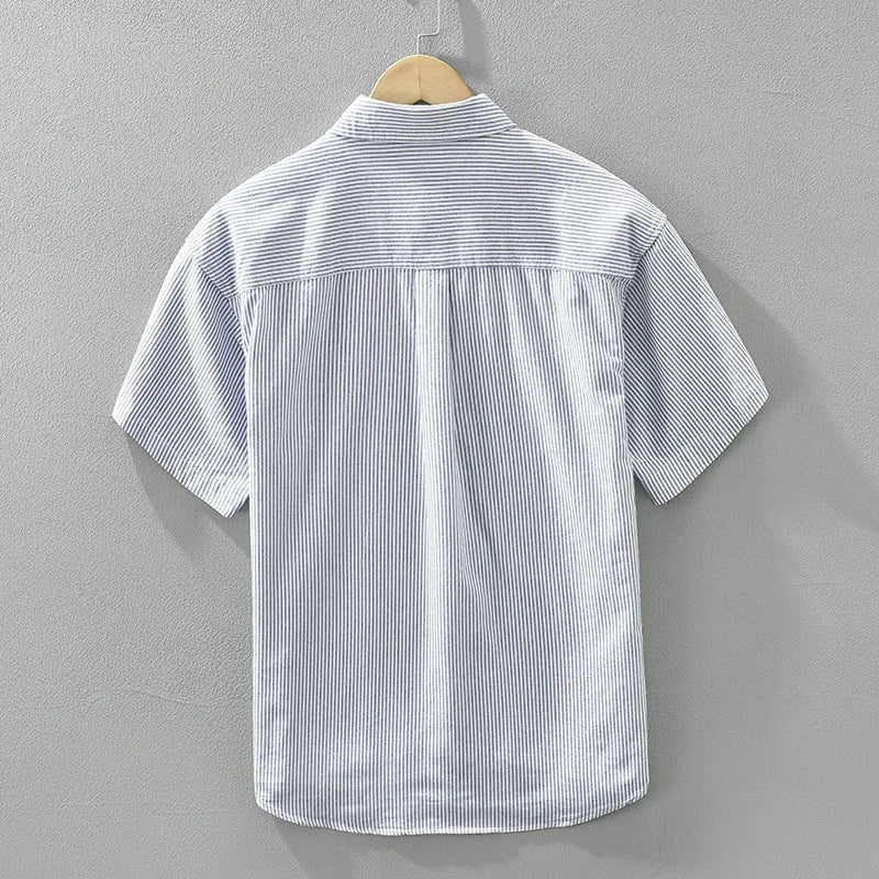 Levoire | Chemise Rayee Decontractee Elegant Hommes