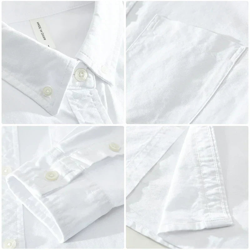 Levoire | Chemise En Coton Elegant Decontracte Hommes