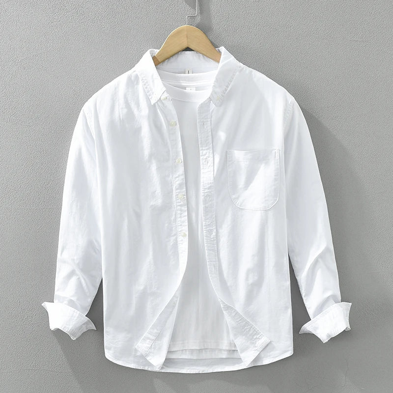 Levoire | Chemise En Coton Elegant Decontracte Hommes