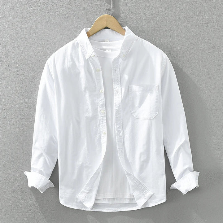 Levoire | Chemise En Coton Elegant Decontracte Hommes