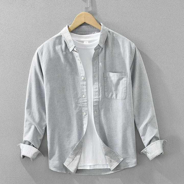 Levoire | Chemise En Coton Elegant Decontracte Hommes