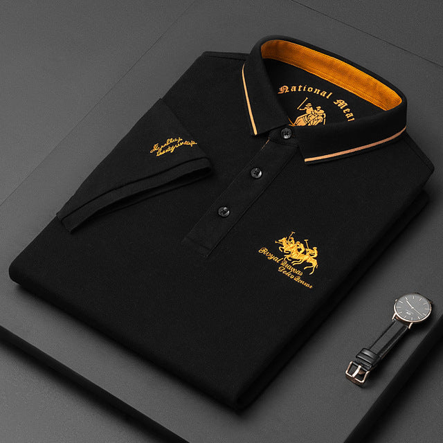 Levoire | Polo Pour Hommes Tendance Au Design Élégant noir