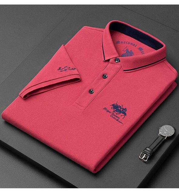 Levoire | Polo Pour Hommes Tendance Au Design Élégant rouge