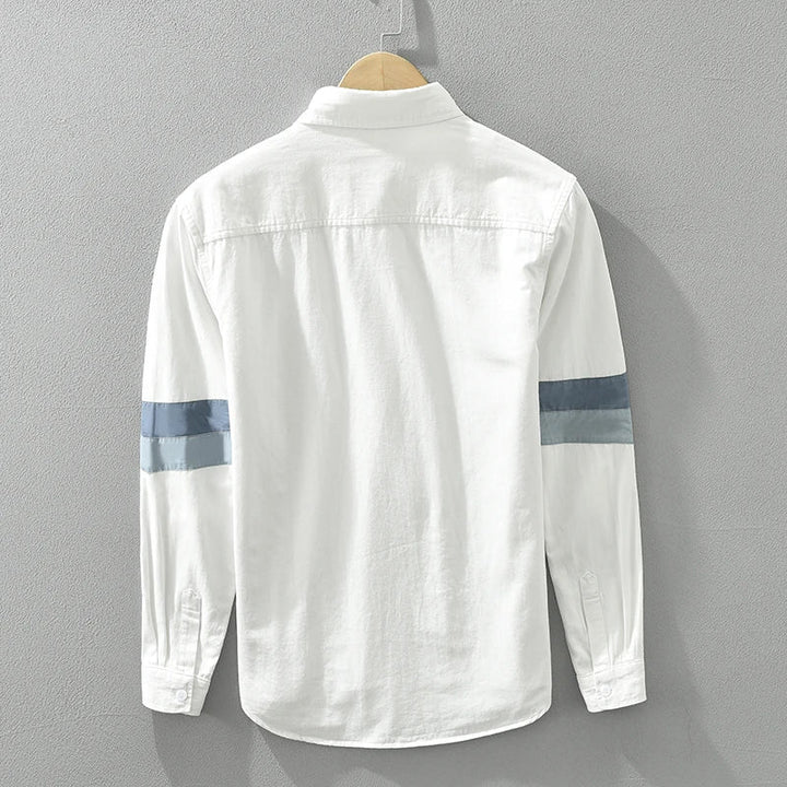 Levoire | Chemise Patchwork Coupe Decontractee Hommes