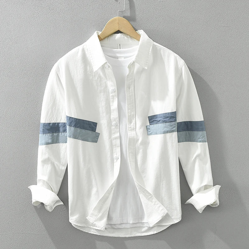Levoire | Chemise Patchwork Coupe Decontractee Hommes