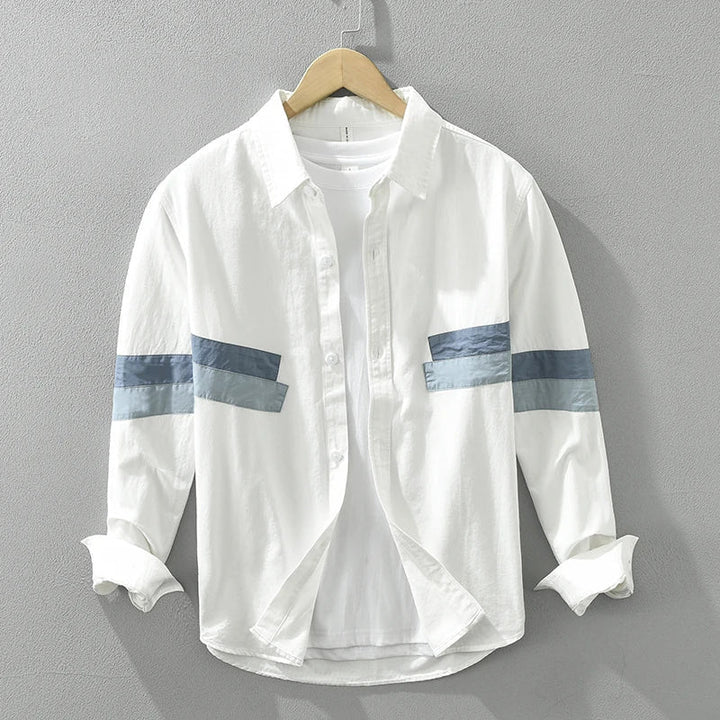 Levoire | Chemise Patchwork Coupe Decontractee Hommes