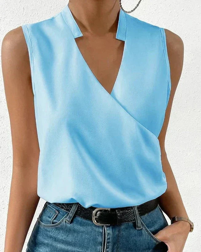 Levoire | Chemisier Élégant Pour Femme Bleu clair