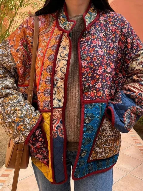 Levoire | Veste Imprimée Fleurs Vintage