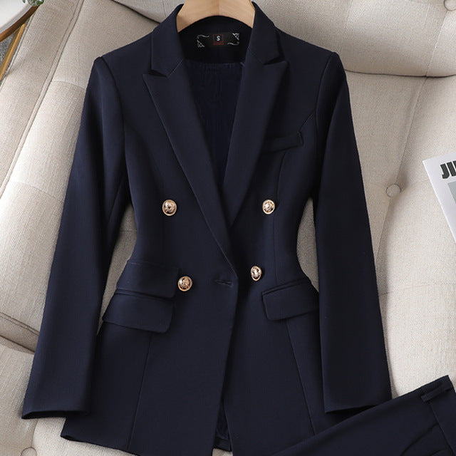 Levoire | Blazer Housut Setti Sininen bleiseri