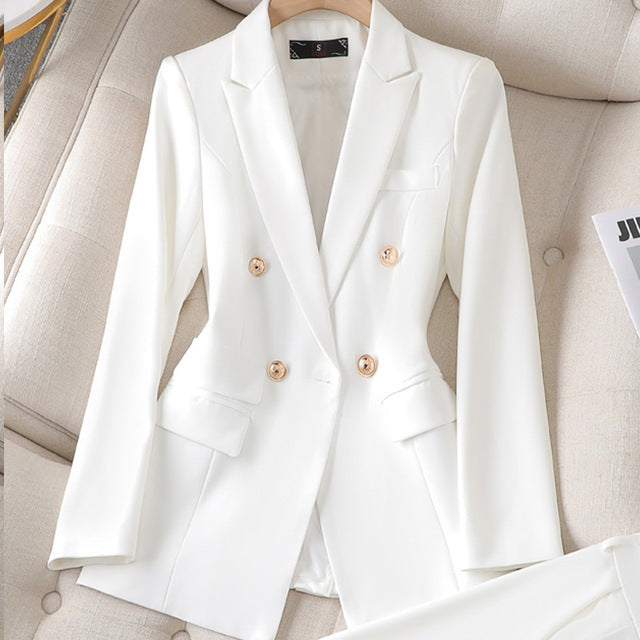 Levoire | Blazer Housut Setti Valkoinen bleiseri