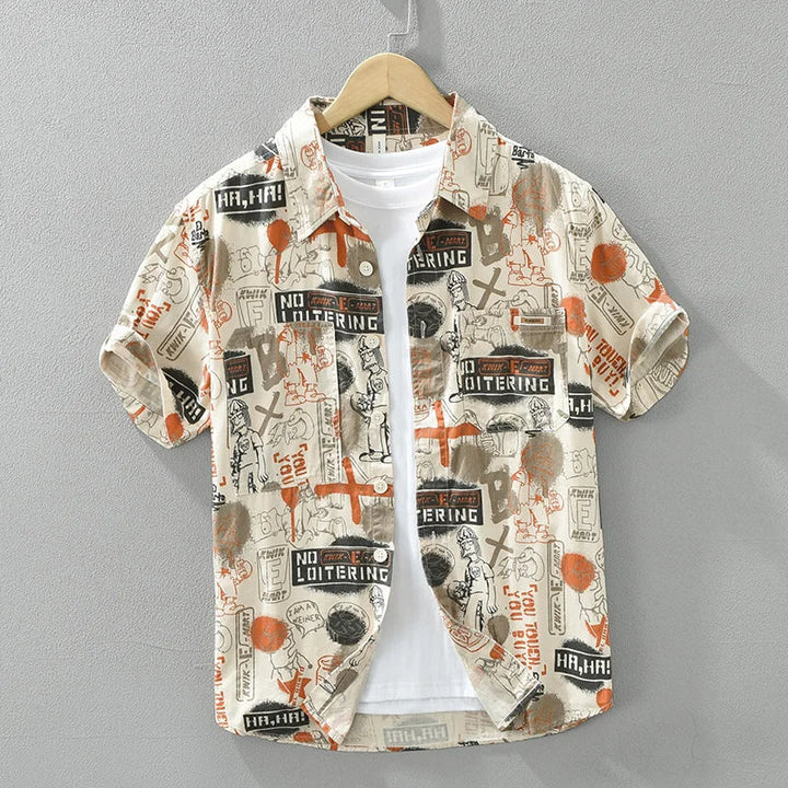 Levoire | Chemise Imprimee Decontractee Hommes