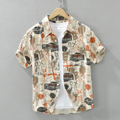 Levoire | Chemise Imprimee Decontractee Hommes