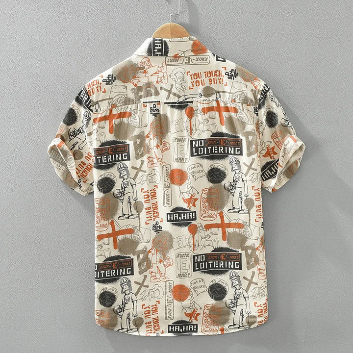 Levoire | Chemise Imprimee Decontractee Hommes