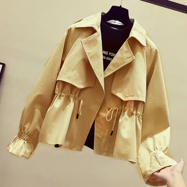 Levoire | Manteau Trench Élégant Tendance Châtaignier clair