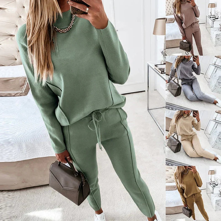 Levoire | Ensemble De Sport Avec Pantalon À Cordon Pour Femmes Vert