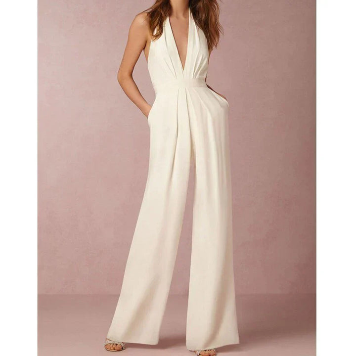 Levoire | Jumpsuit Élégant Avec Une Coupe Moderne Blanc