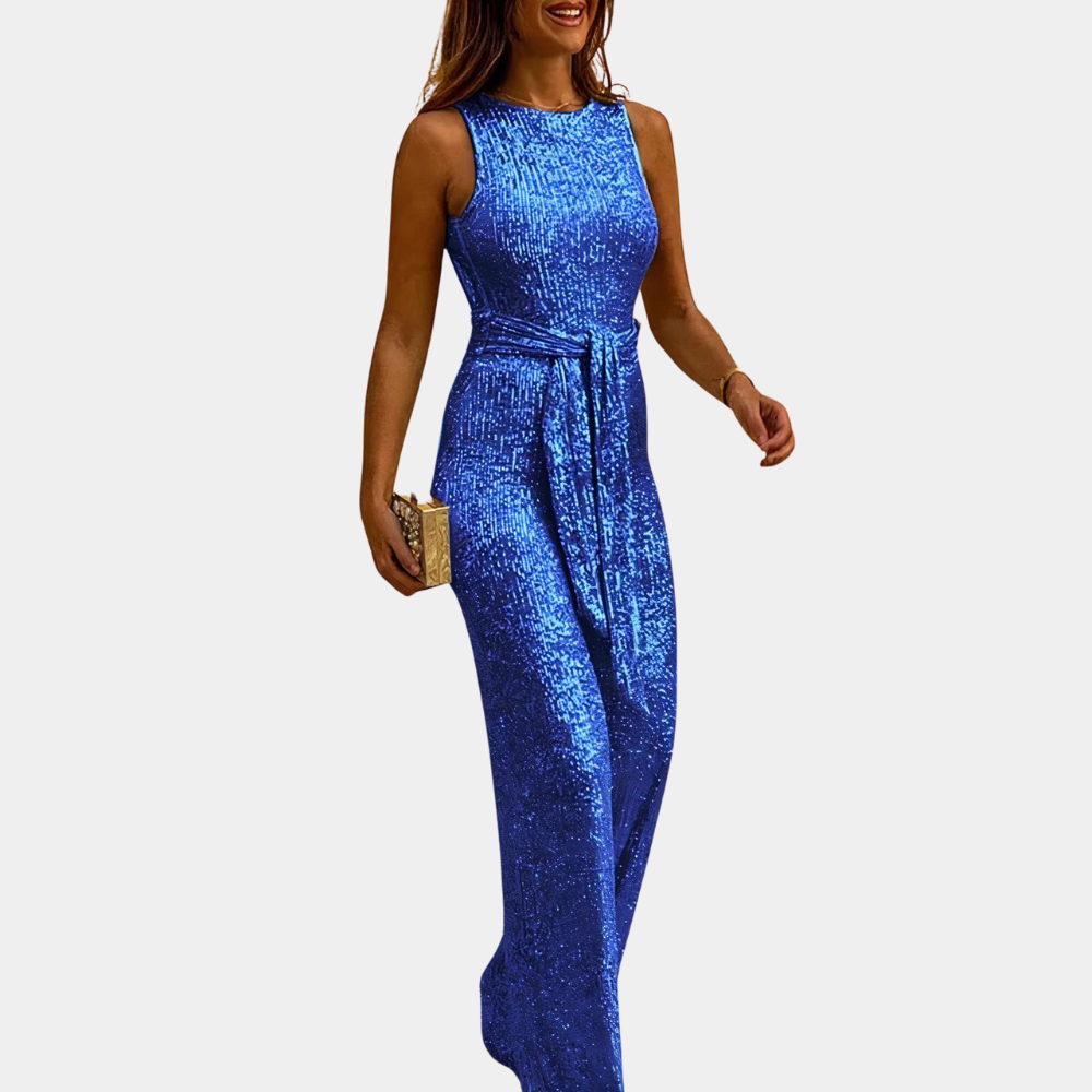 Levoire | Glitter Combinaison Pour Femmes Bleu