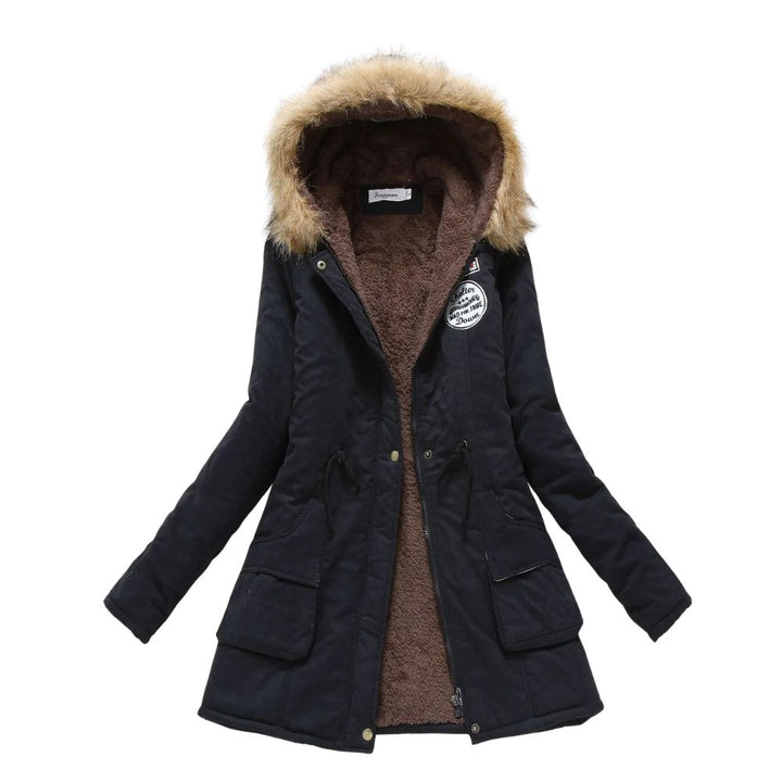 Levoire | Veste À Capuche En Polaire Chaude À Manches Longues Noir