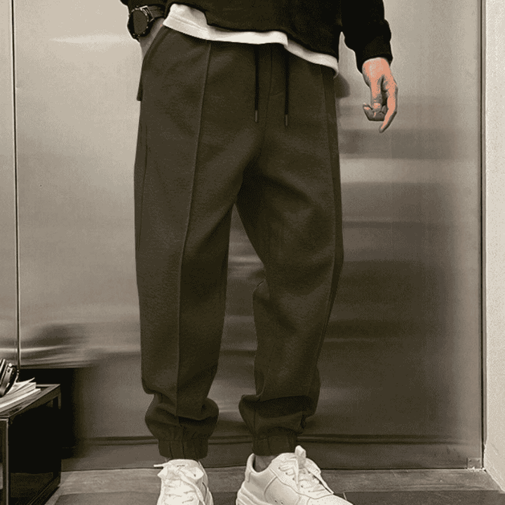 Levoire | Pantalons De Jogging Élégants Et Confortables Vert olive