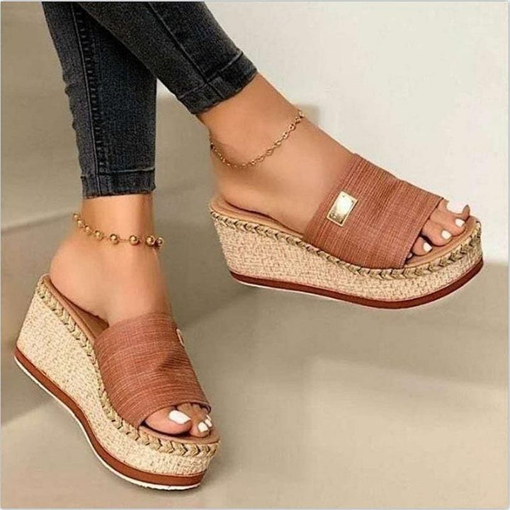 Levoire | espadrilles raccourcies ROUGE
