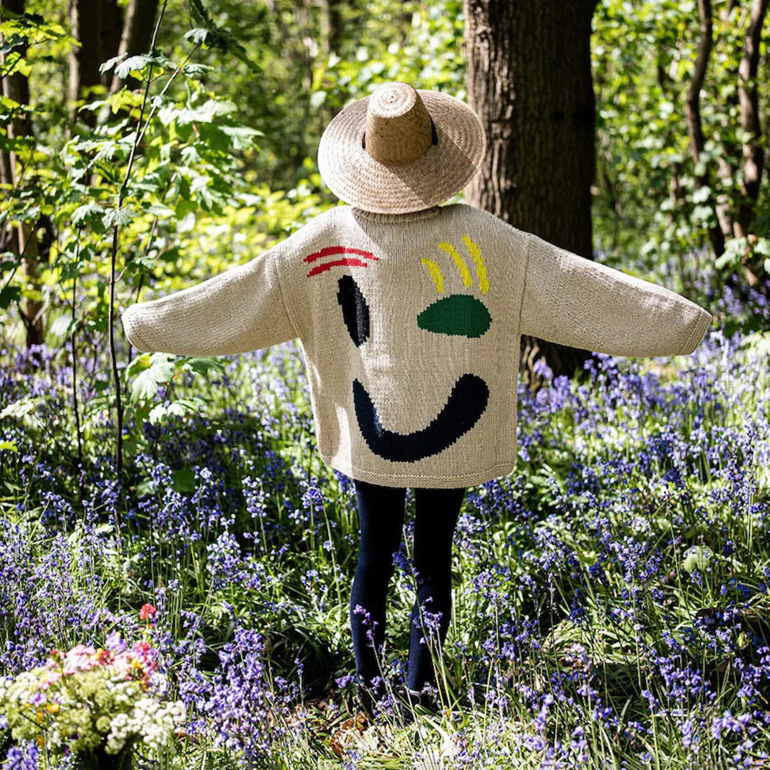 Levoire | Pull Avec Smiley Beige