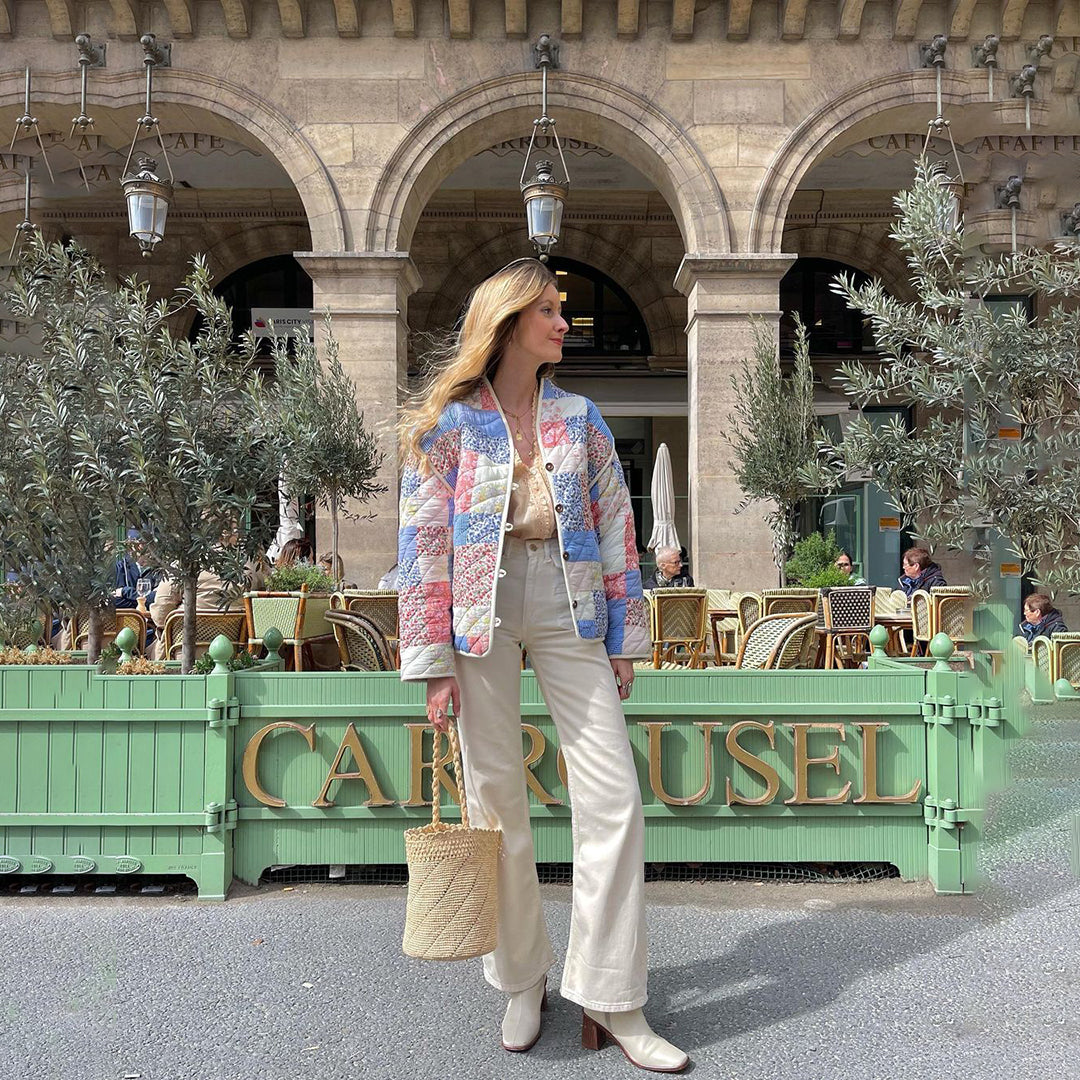 Levoire | Veste D'Été Élégante À Fleurs