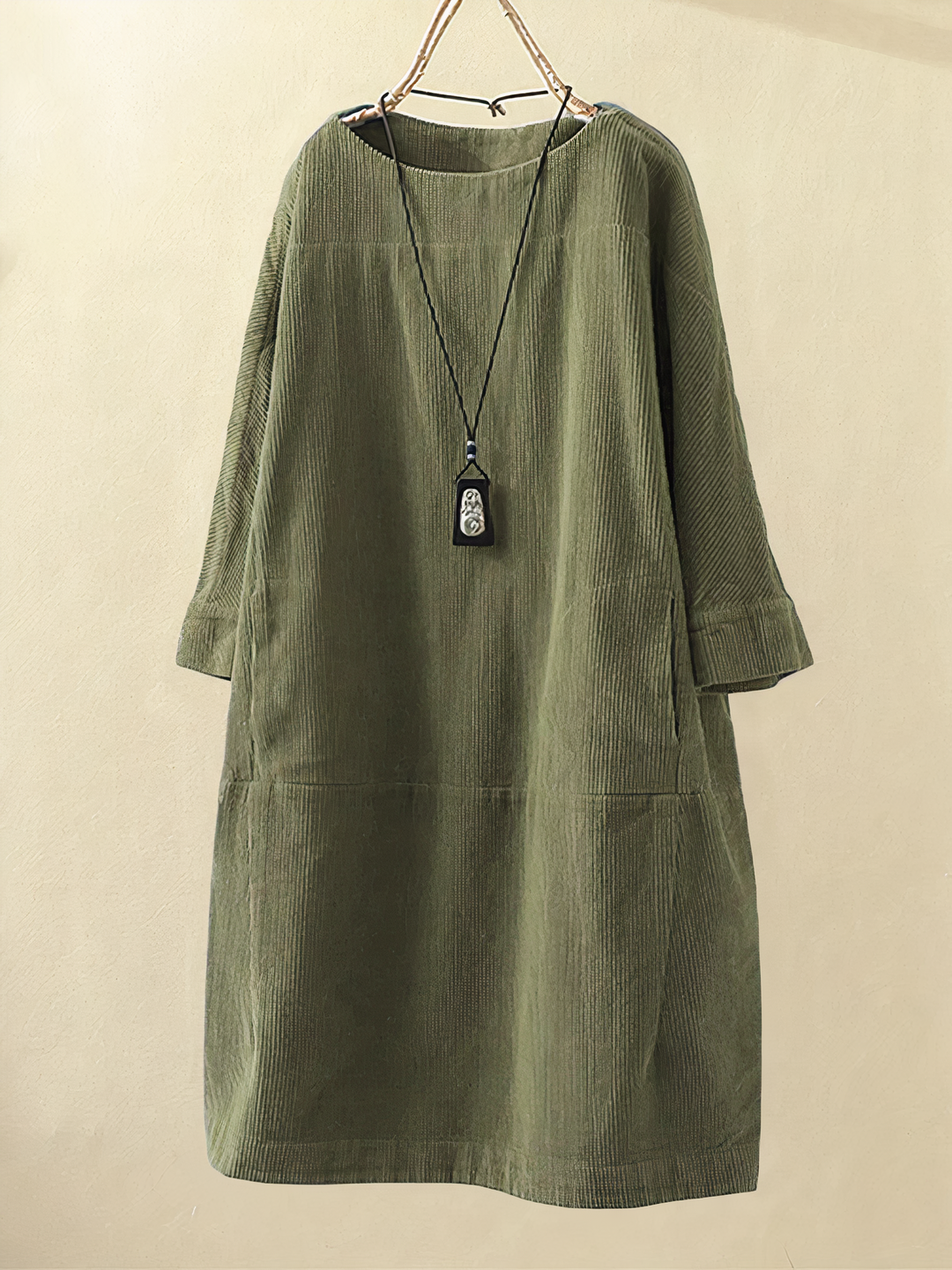 Levoire | Robe À Cordes Pour Femmes Herbe verte