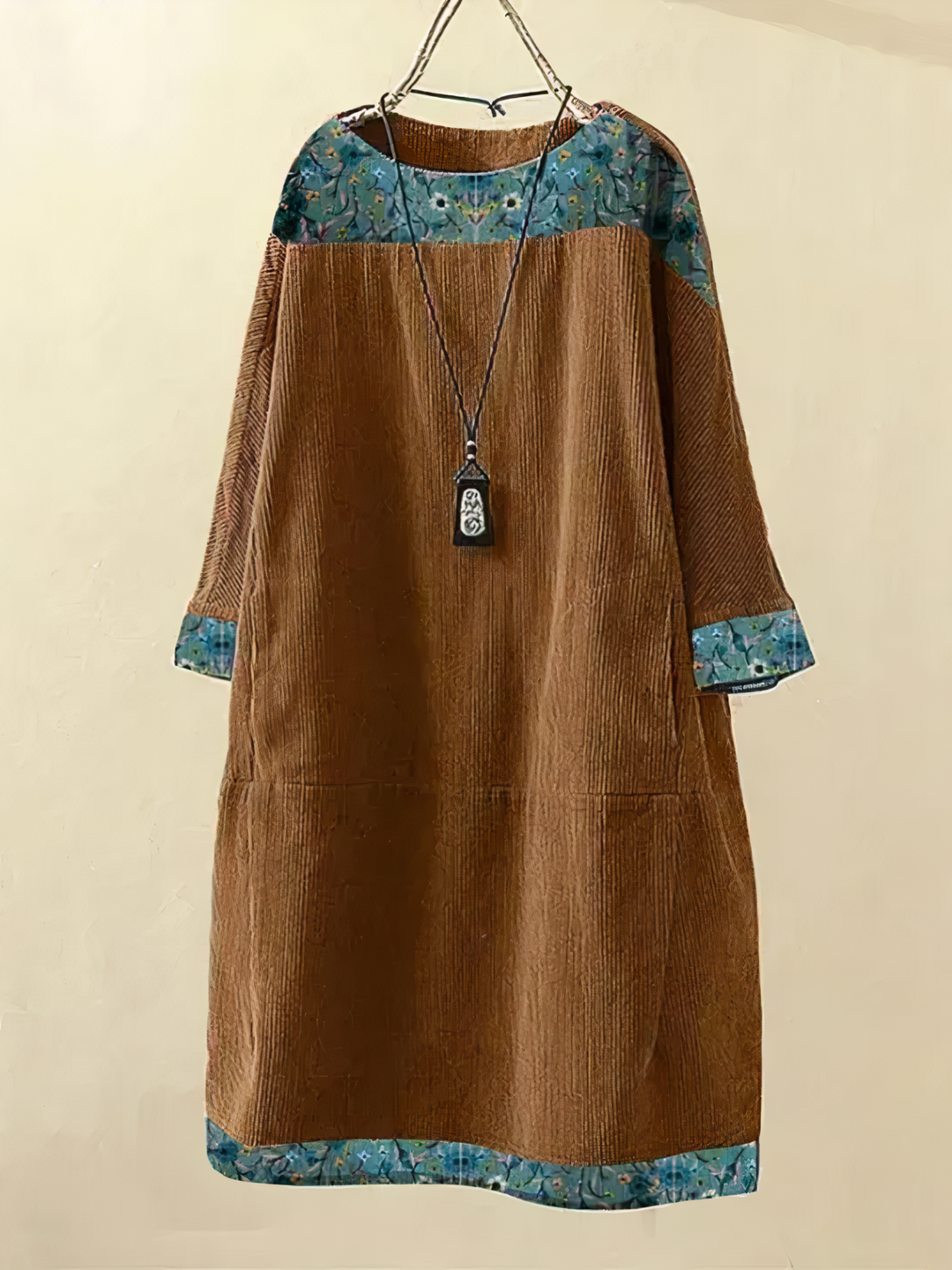Levoire | Robe À Rouleau Marron avec impression