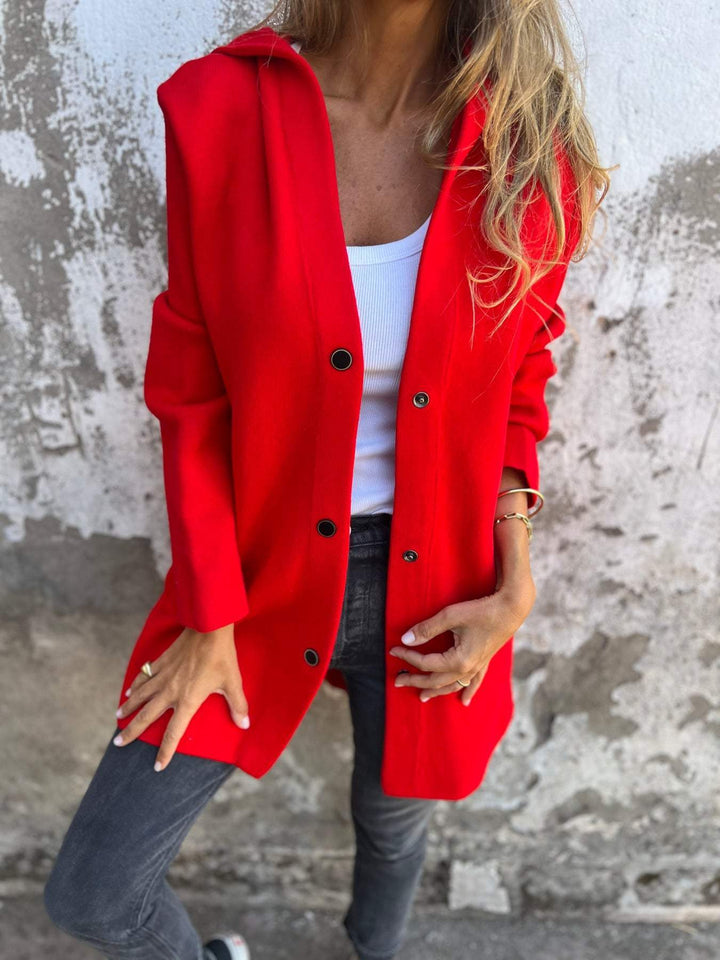 Levoire | Veste décontractée avec capuche Rot