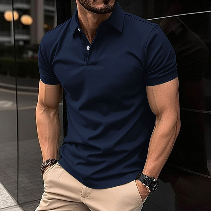 Levoire | Polo Pour Hommes Bleu marine