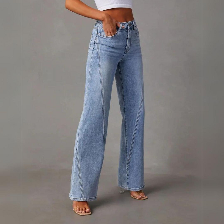 Levoire | Jeans Évasés Élégants À Taille Haute