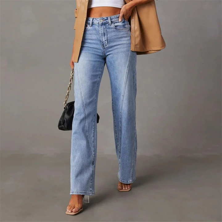 Levoire | Jeans Évasés Élégants À Taille Haute