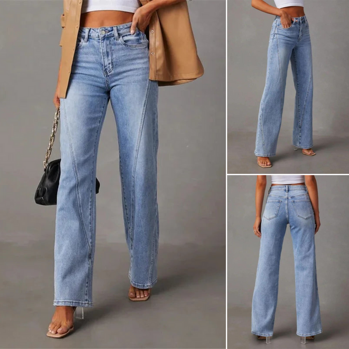Levoire | Jeans Évasés Élégants À Taille Haute