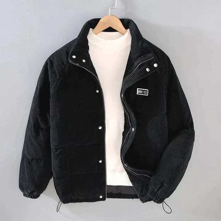 Levoire | Veste à capuche automnale Noir