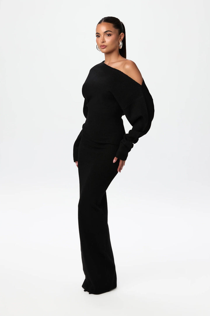 Levoire | Légante Robe Dehors Paule Noir
