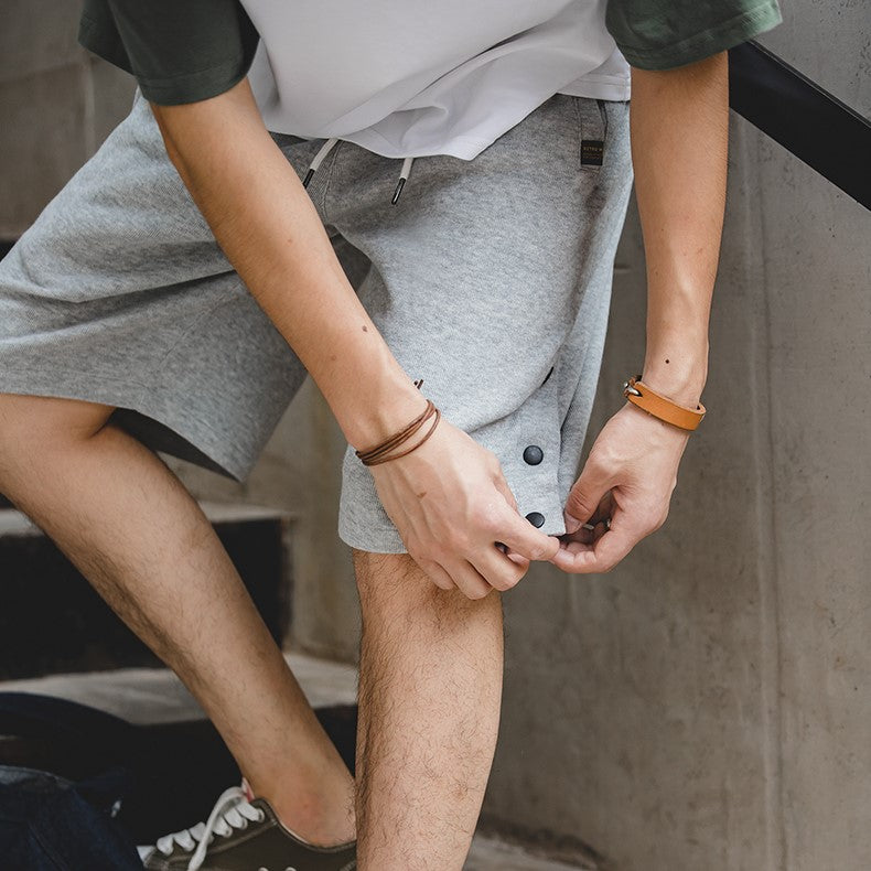 Levoire | Pantalons De Basketball Décontractés Avec Détails En Bouton