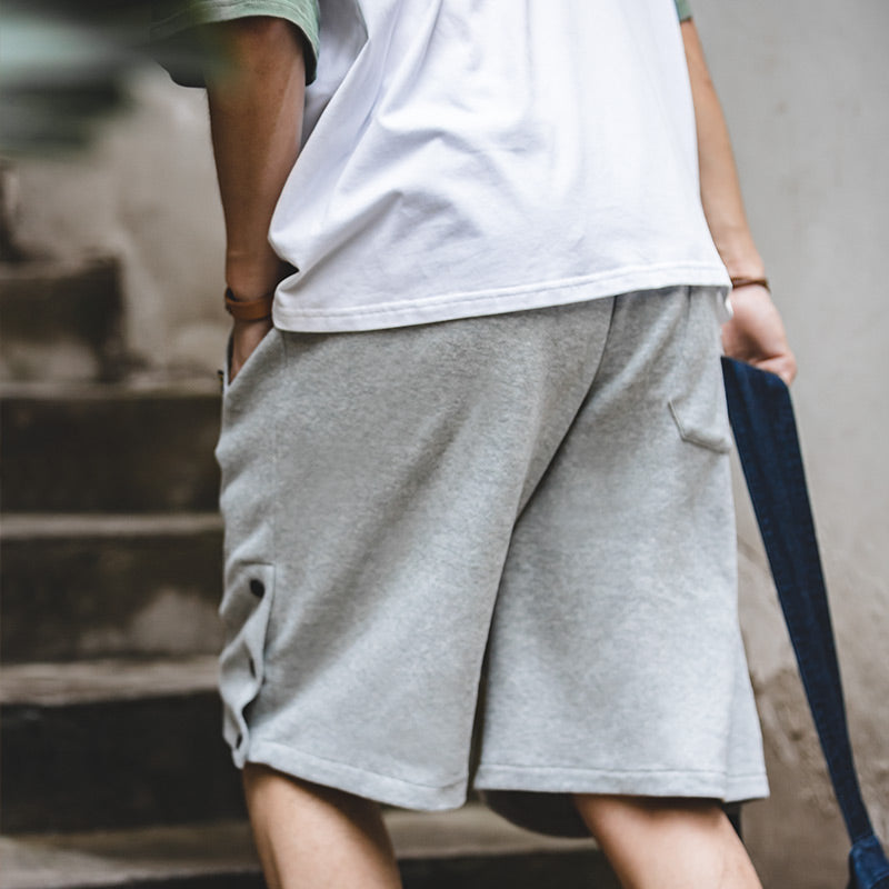 Levoire | Pantalons De Basketball Décontractés Avec Détails En Bouton