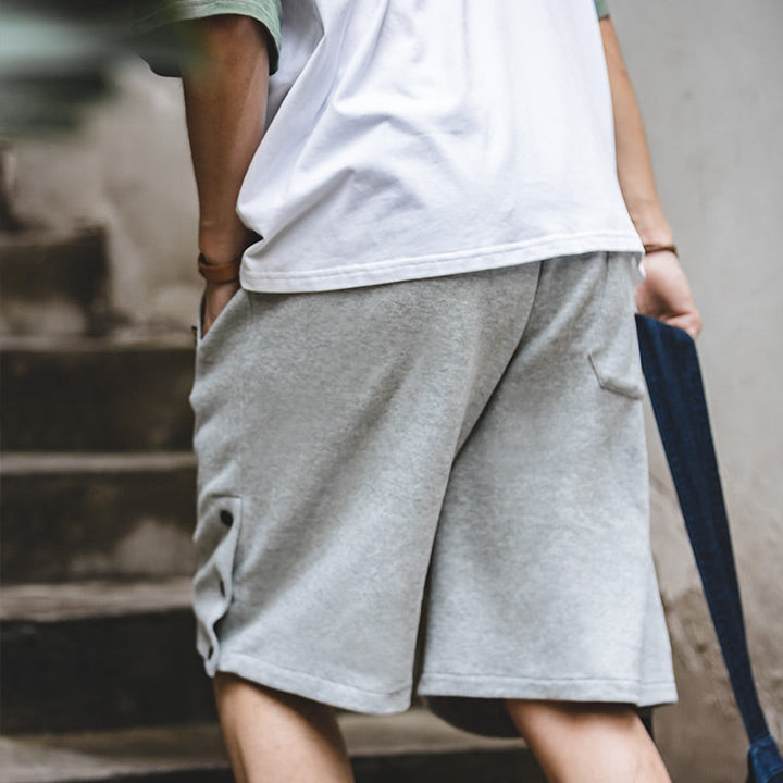 Levoire | Pantalons De Basketball Décontractés Avec Détails En Bouton