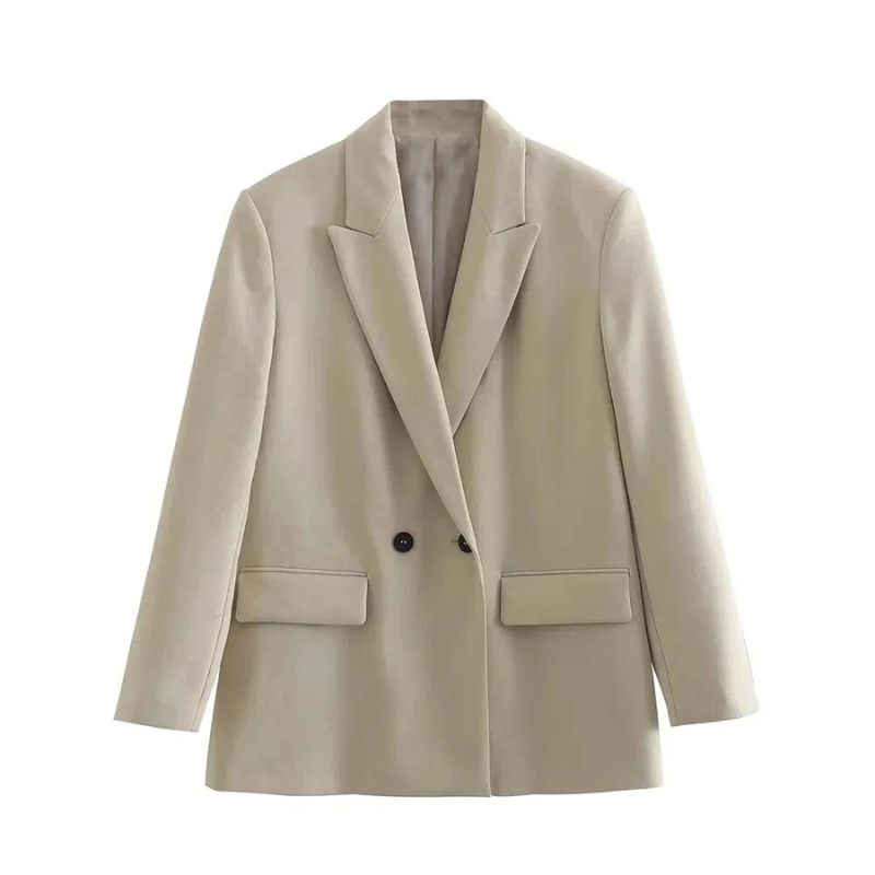 Levoire | Blazer Élégant Pour Femme Avec Boutons Beige