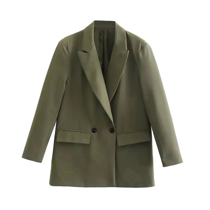 Levoire | Blazer Élégant Pour Femme Avec Boutons Vert olive