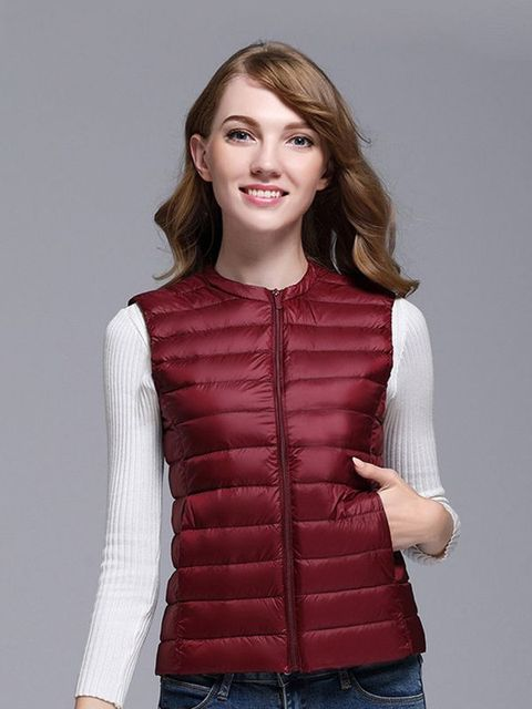 Levoire | Veste Doudoune Sans Manches Zippée Rot