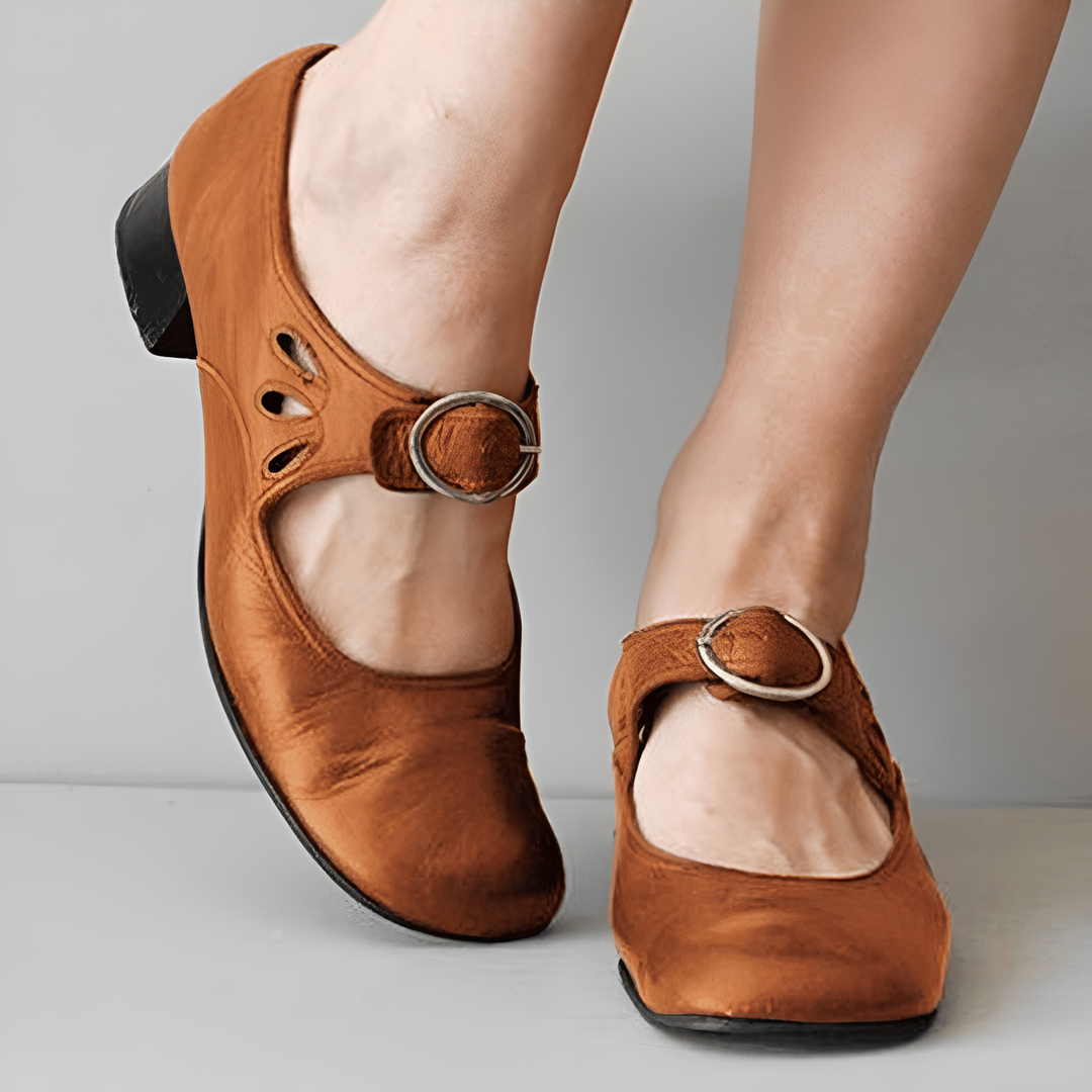 Levoire | Sandale En Cuir Unique Et Confortable Braun