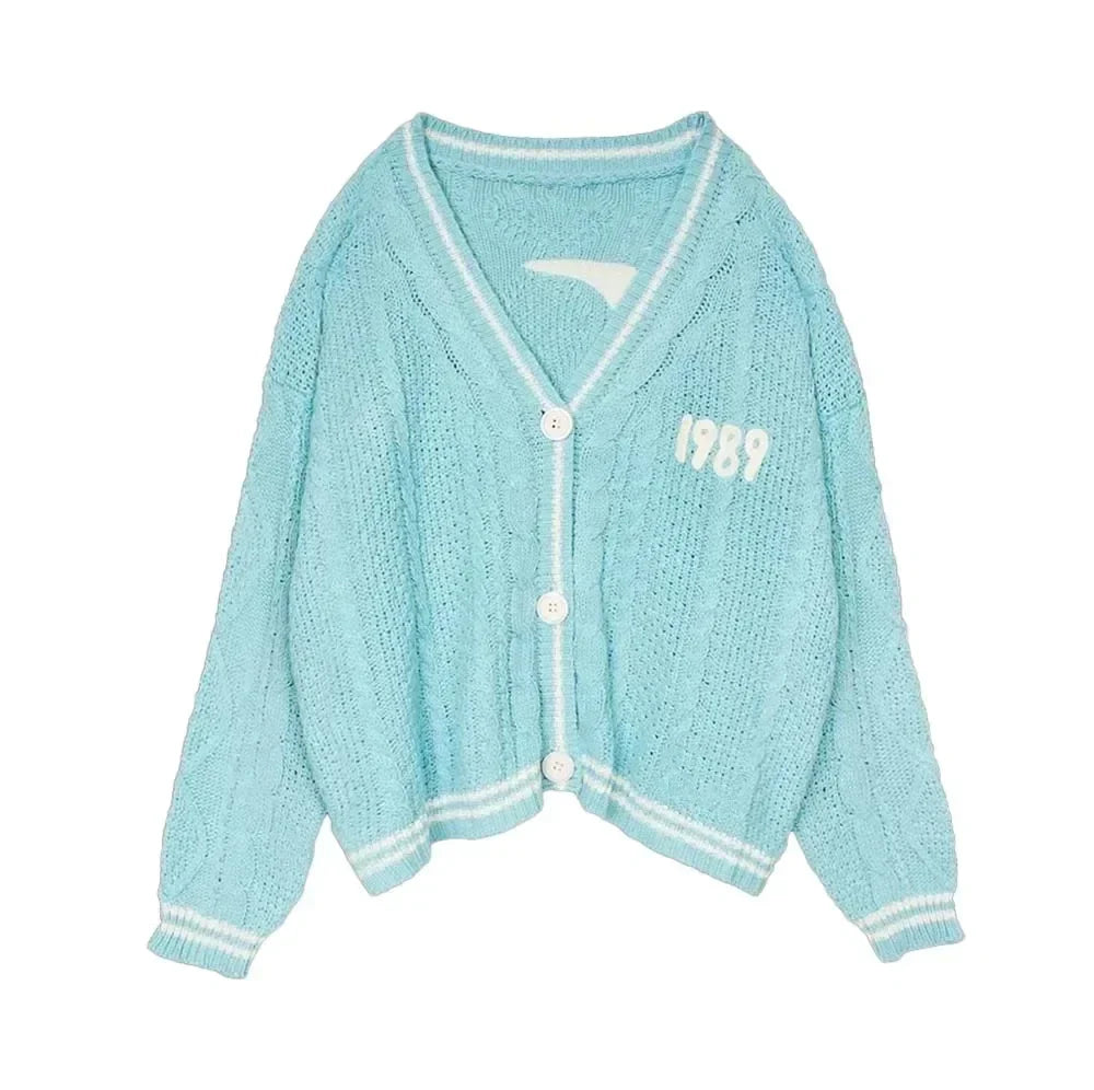 Levoire | Élégant pull vintage Bleu ciel