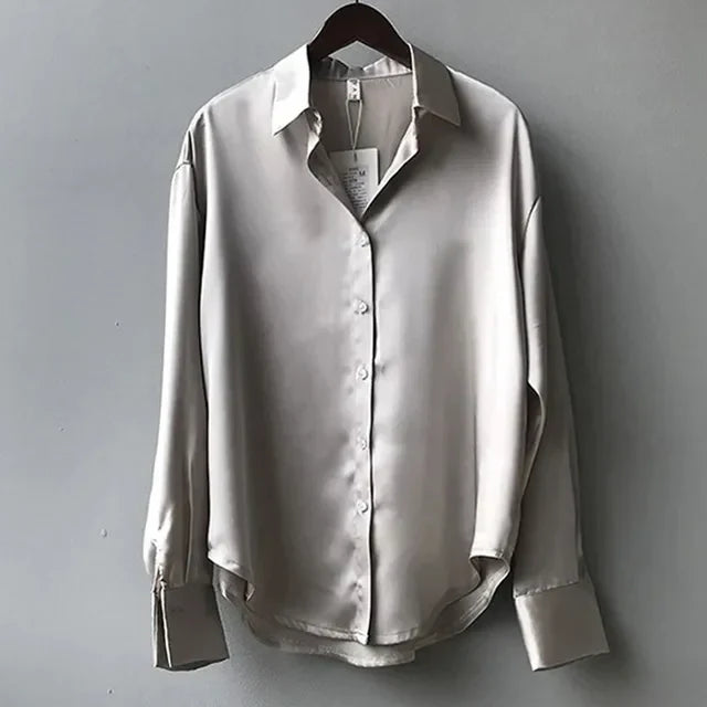 Levoire | Chemise Satin Décontractée