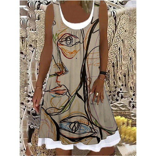 Levoire | Robe Sans Manches Dans Le Style Estival