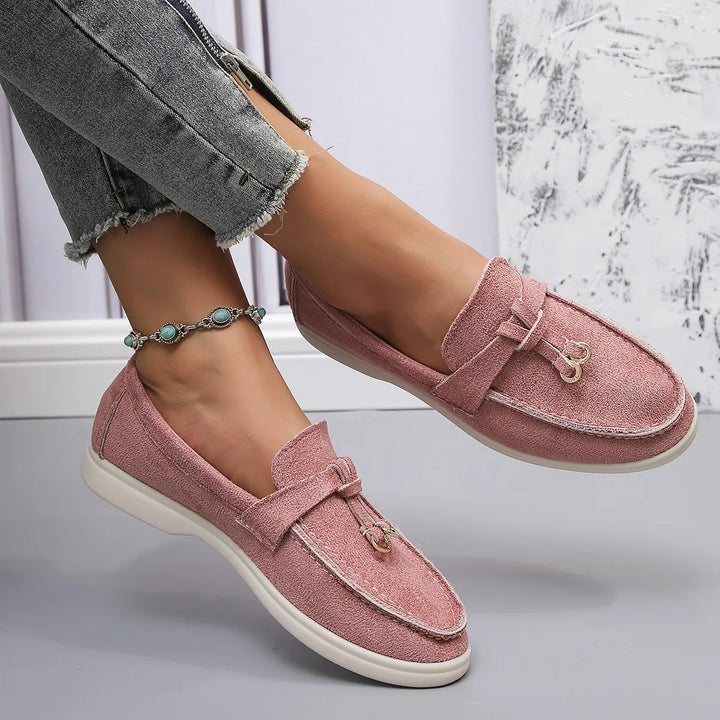Levoire | Ballerines Élégantes Avec Doublure Douce & Sensation Cuir Rosa