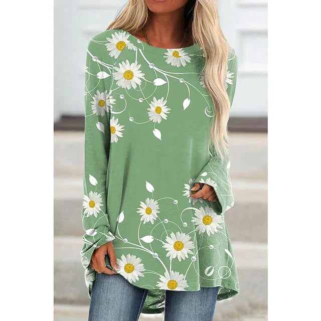 Levoire | Haut à motifs Vert clair