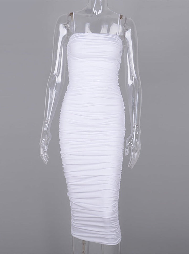 Levoire | Robes Midi À Épaules Ridéess