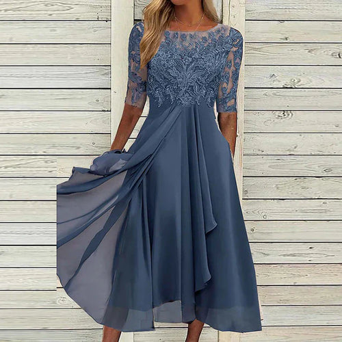 Levoire | Robe De Fête Bleu Foncé