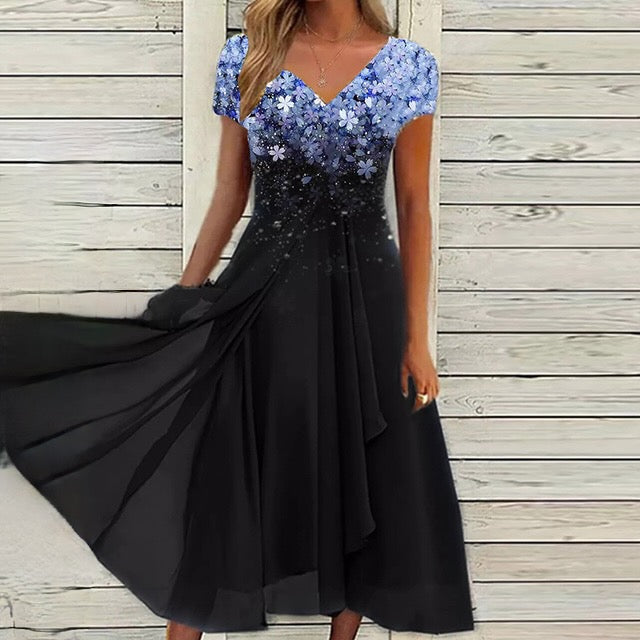 Levoire | Unique Style Robe D'Été Bleu
